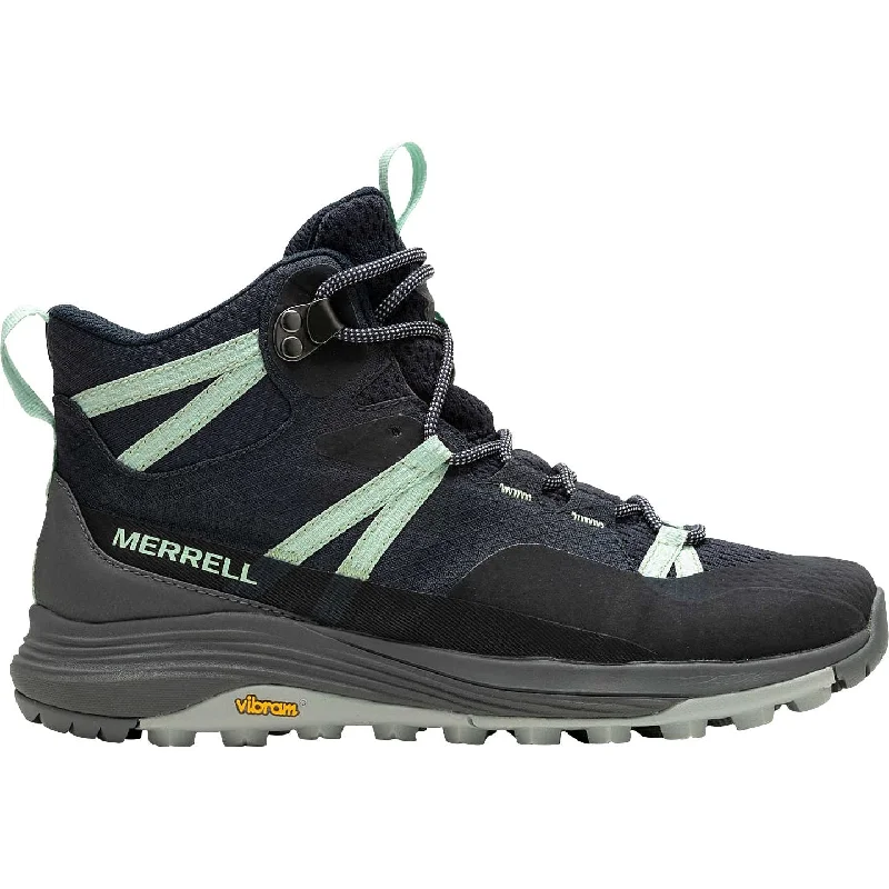 Ankle boots for rainy days-Merrell Siren 4 Mid GORE-TEX Womens Walking Boots - Navy