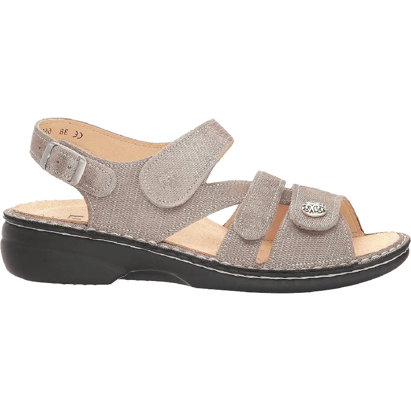 sandals for stylish beachwearWomen's Finn Comfort Gomera Soft Fango Campagnola Leather