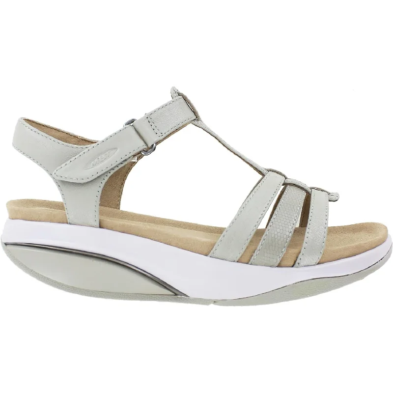 fashionable sandals for the hot summer -Women's MBT Rani Taupe Leather