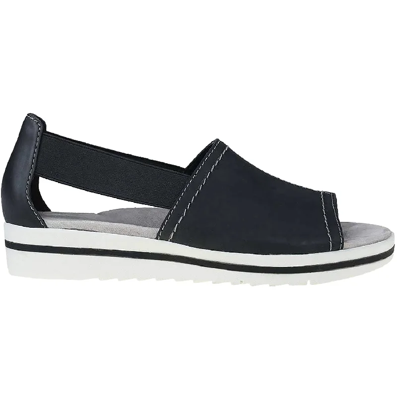 sandals for high arches -Women's Earth Connie Black Leather