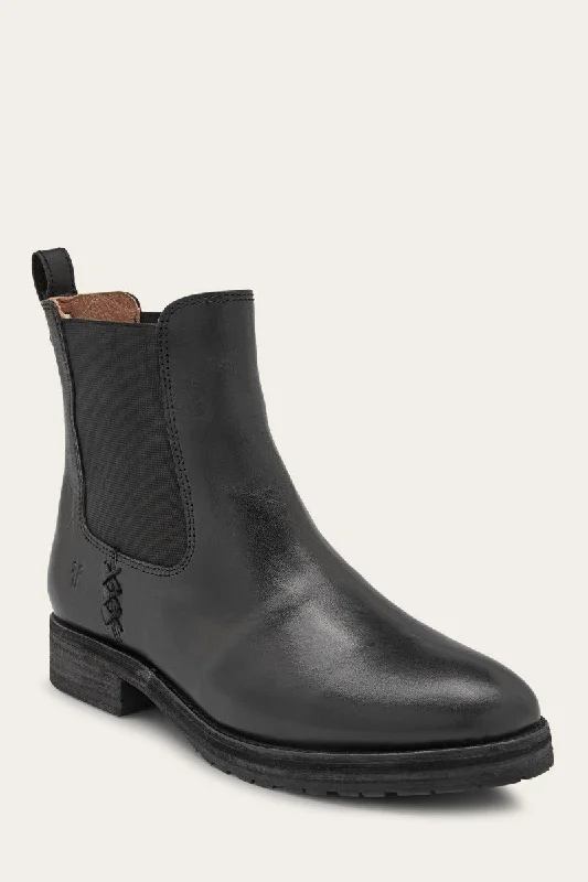 Black boots with buckle-Melissa Double Sole Chelsea