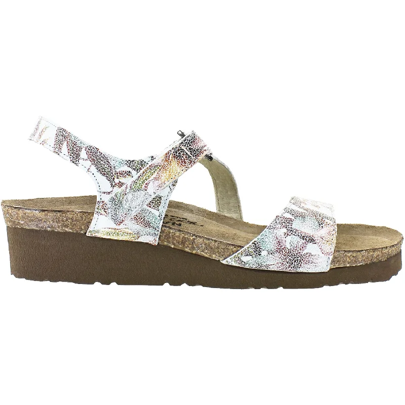 sandals for easy beach walksWomen's Naot Pamela Floral Leather