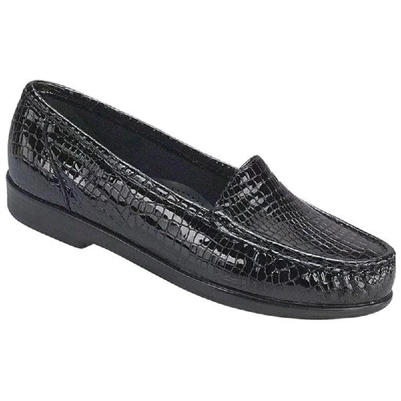 SAS Simplify Loafer Black Croc (Women's)