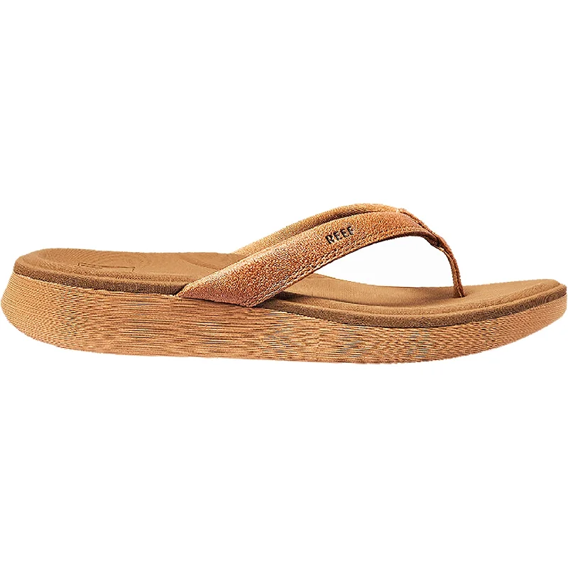 casual sandals for weekend getaways -Women's Reef Cushion Cloud Natural Synthetic