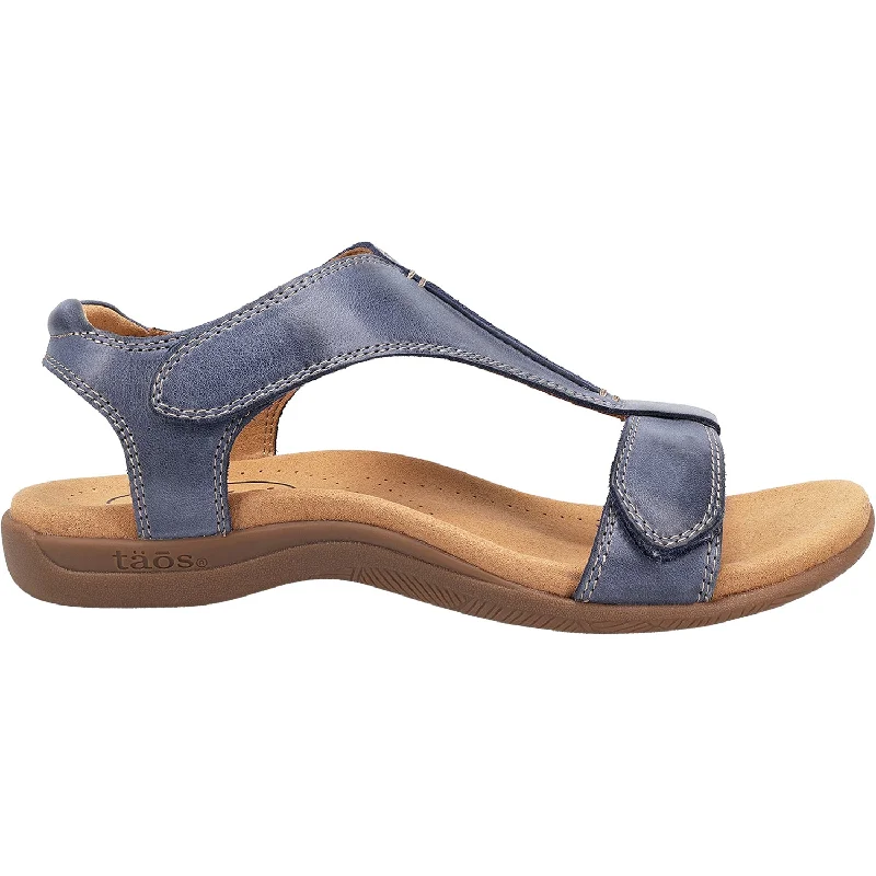 sandals for sightseeing adventures by the beachWomen's Taos The Show Dark Blue Leather