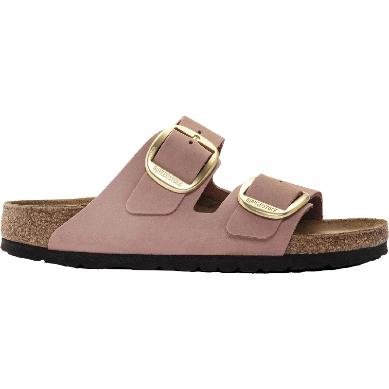 sandals with arch support for all-day comfortWomen's Arizona Big Buckle Old Rose Nubuck