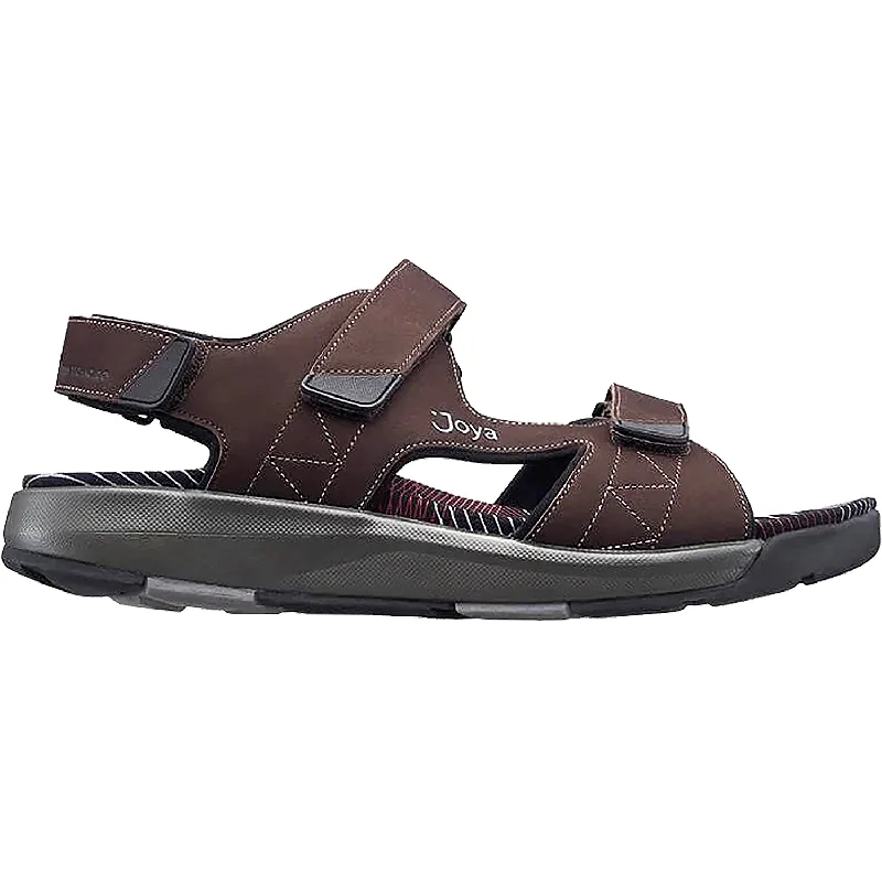 sandals for long walks on coastal trailsMen's Joya Alexander Dark Brown Nubuck