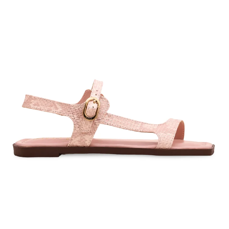 sandals for traveling around tropical destinationsPink Formal Sandal FR5241