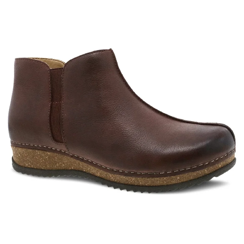 Winter ankle boots with warm fleece lining-Makara