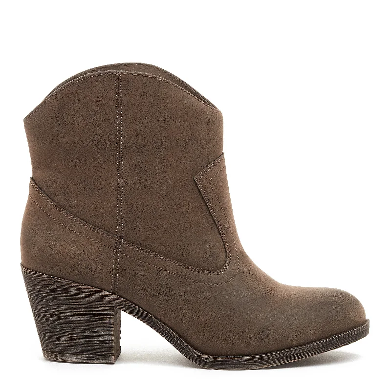 Suede ankle boots for women-Soundoff Vintage Worn Boot