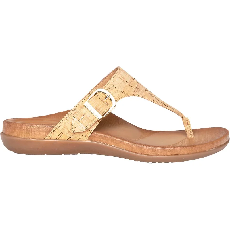 sandals for traveling and walking with easeWomen's Aetrex Rita Cork Synthetic