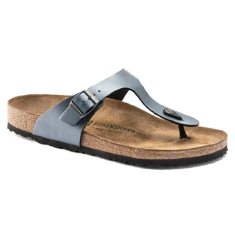 sandals for traveling in comfort and styleBirkenstock Gizeh Birko-Flor Ice Pearl Onyx