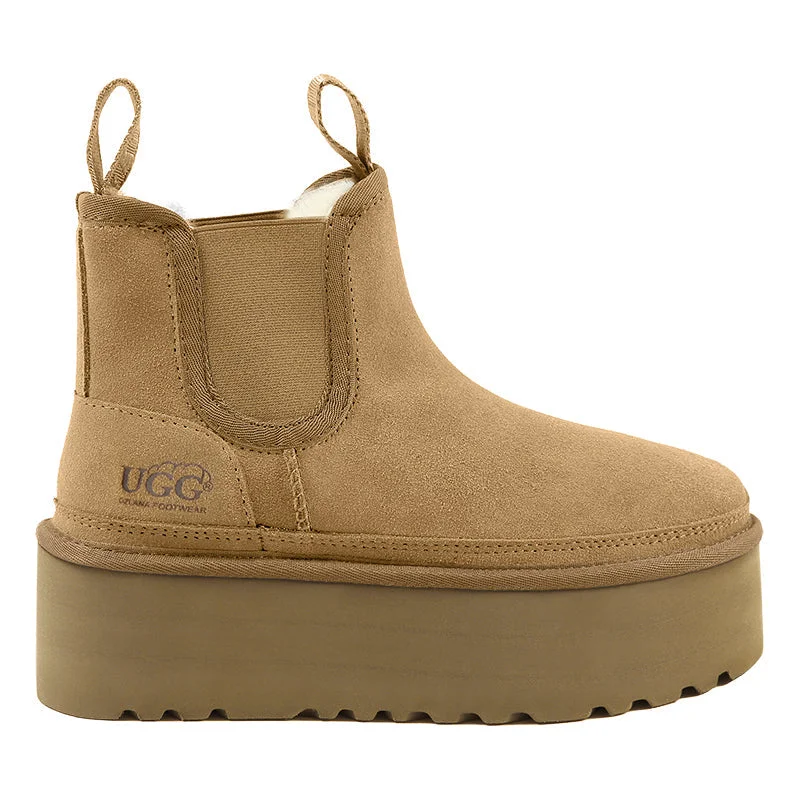 Cozy snow boots for winter activities-UGG Premium Chel Boots