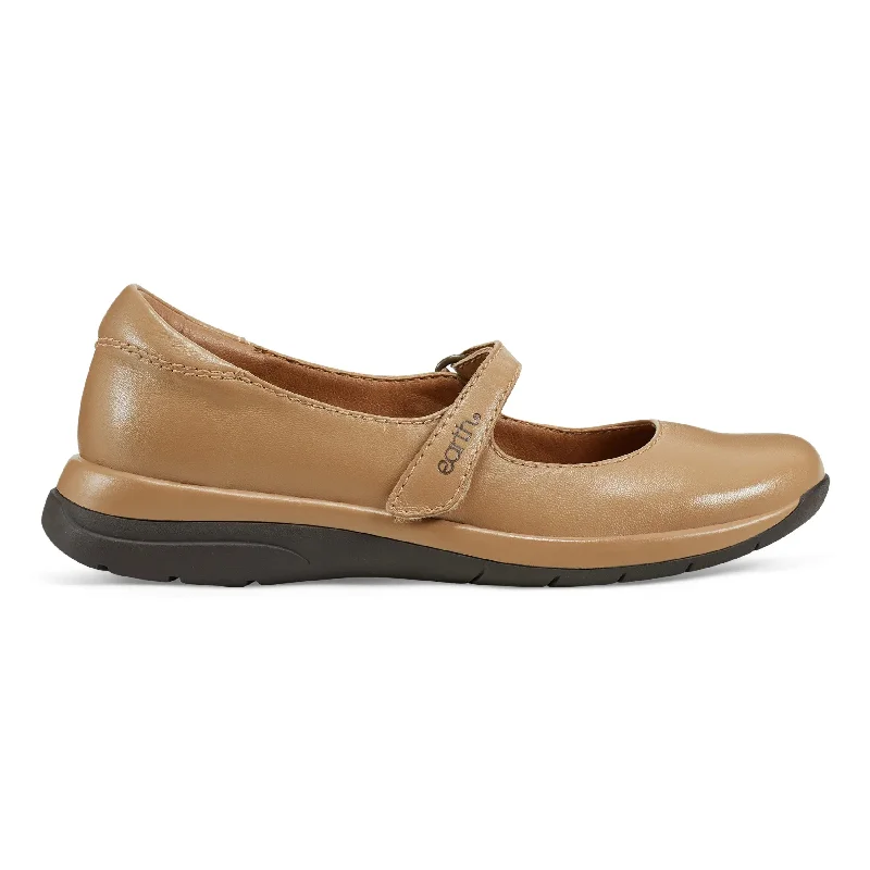 Tose Lug Sole Square Toe Casual Ballet Flats