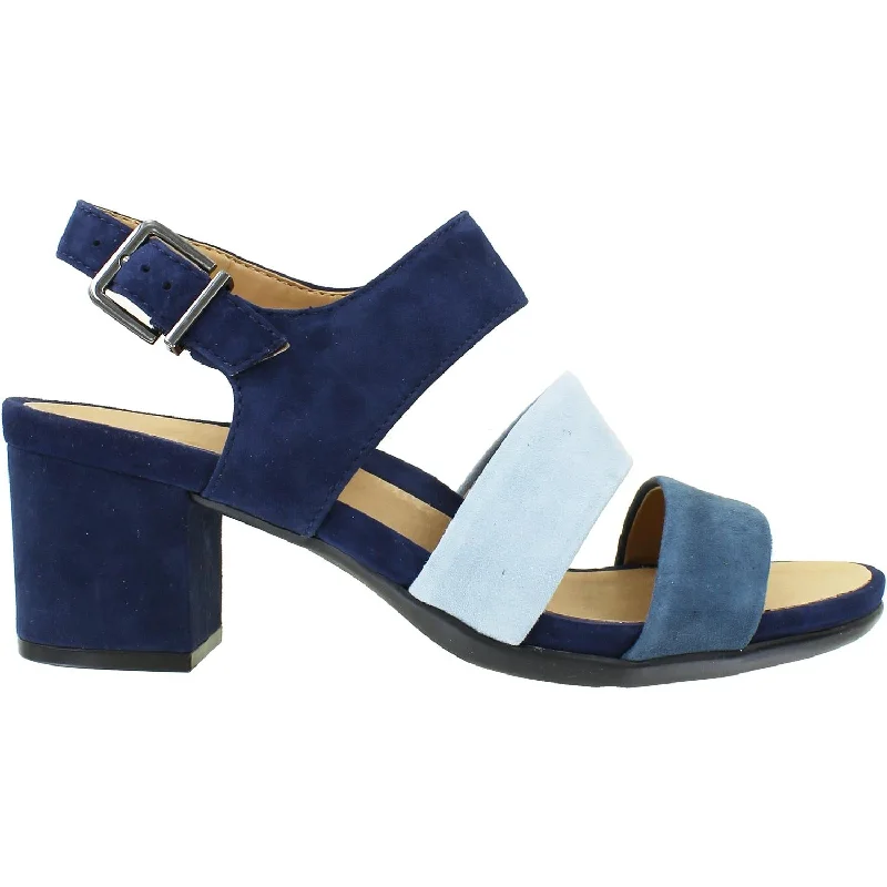 sandals for beach adventures in hot weatherWomen's Earth Tierra Dark Indigo Suede