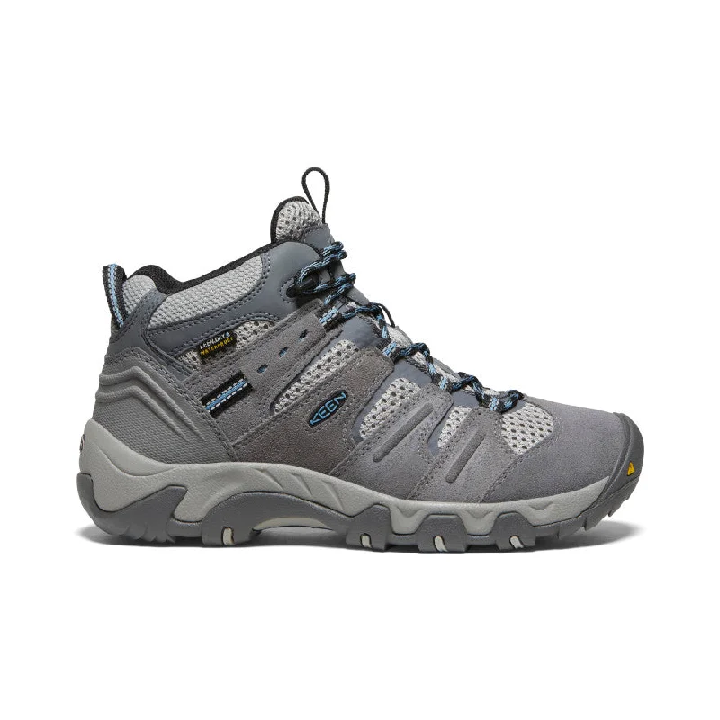 Casual boots for men-Women's Headout Waterproof Hiking Boot  |  Steel Grey/Blue Heaven