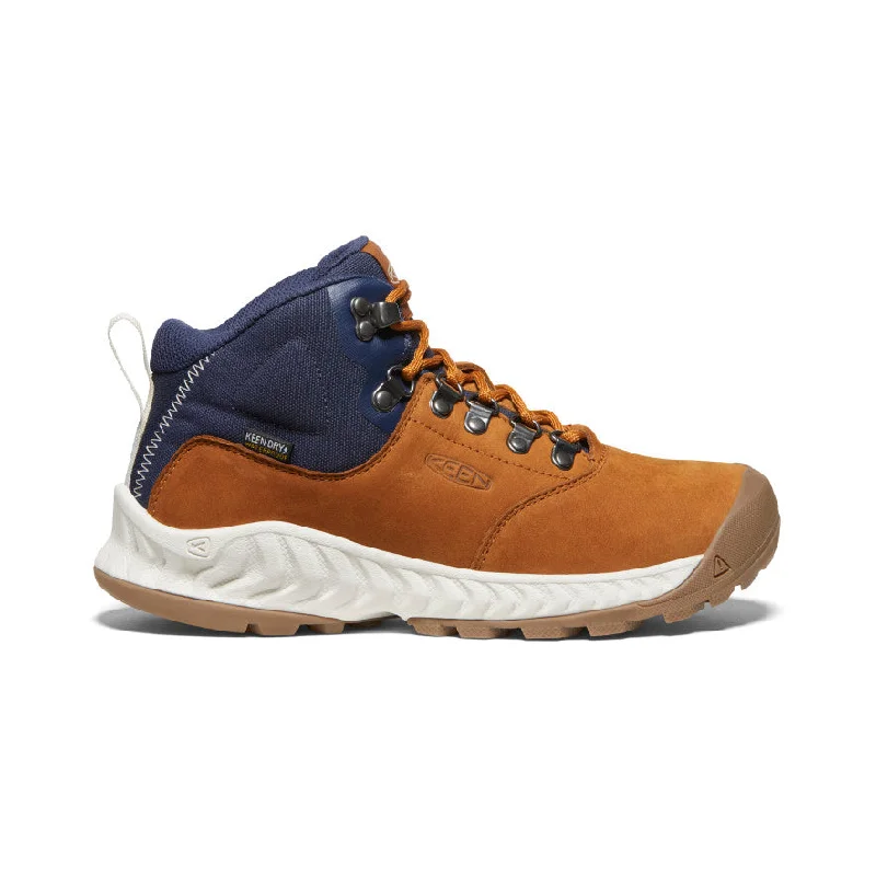 Ankle boots with platform sole-Women's NXIS Explorer Waterproof Boot  |  KEEN Maple/Birch