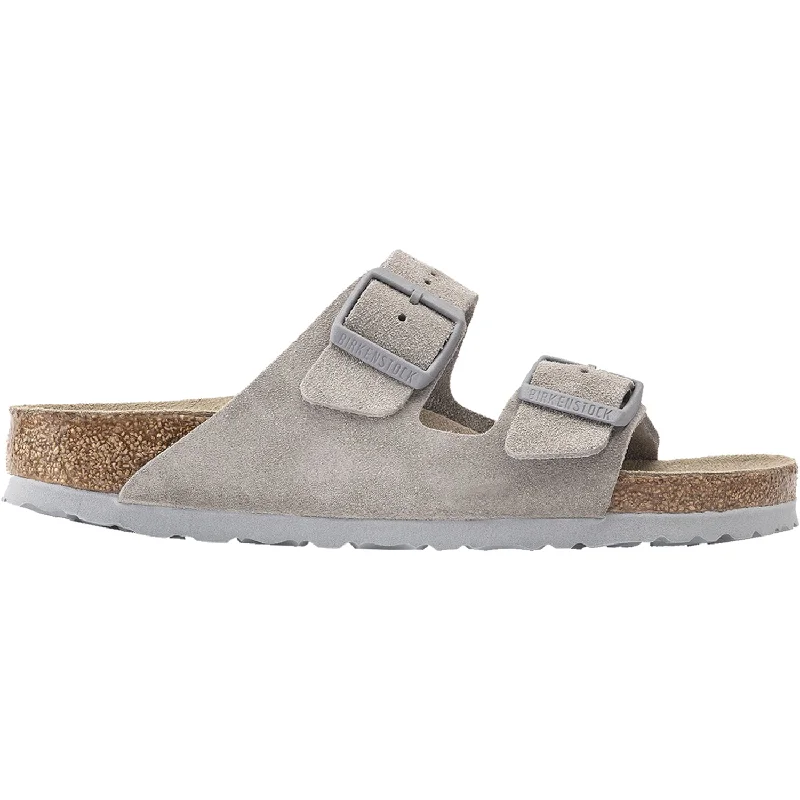 sandals for relaxing beachside with comfortWomen's Birkenstock Arizona Stone Coin Suede