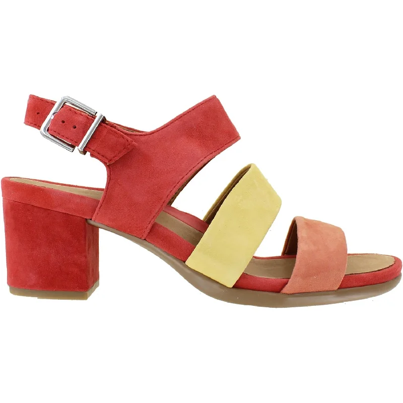 sandals for walking around town -Women's Earth Tierra Coral Suede