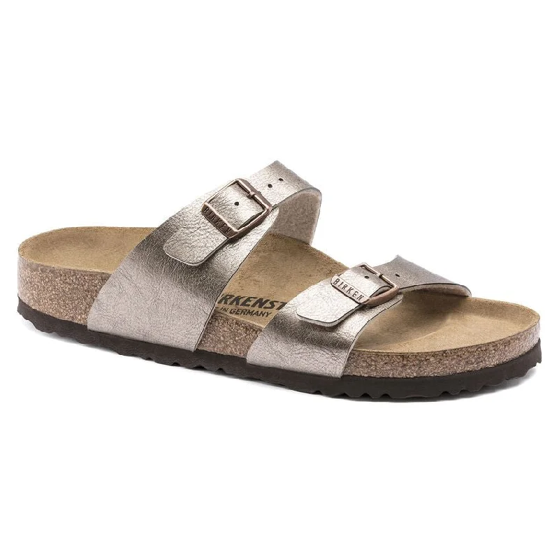 sandals with cushioned footbed for long tripsSydney Birko-Flor Graceful Taupe