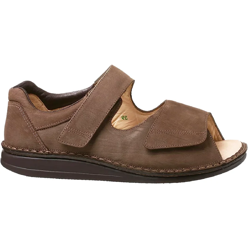 sandals for a relaxed city vacation lookWomen's Finn Comfort Soft Prevention Tobacco Nubuck