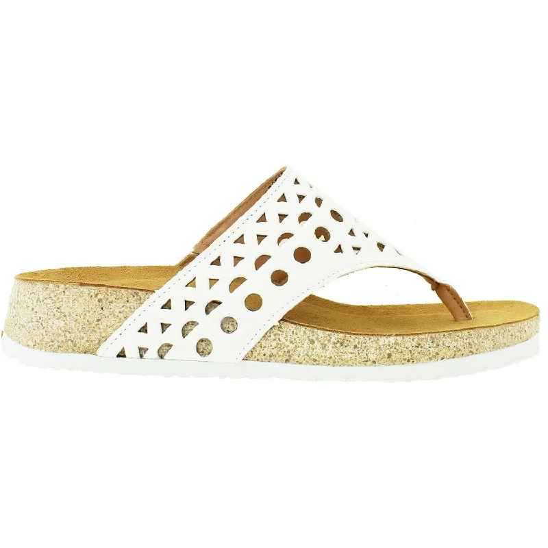 sandals for beach trips and city walksWomen's Think Koak 746 Bianco Leather