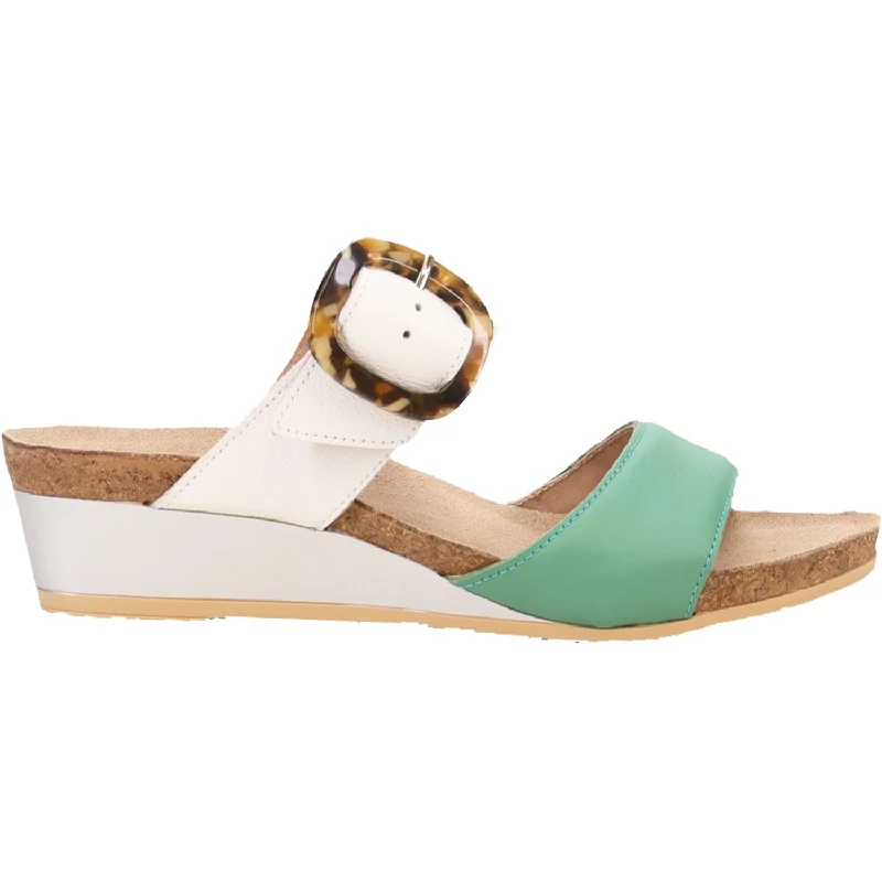 sandals for ultimate comfort while walkingWomen's Naot Kingdom Soft Jade/Soft White Leather