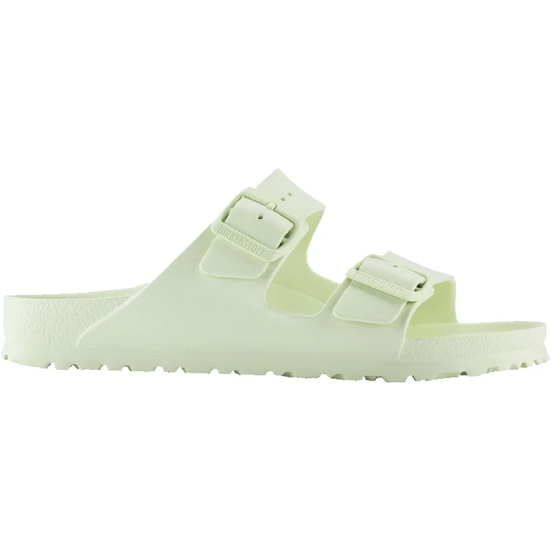 sandals for outdoor adventures in tropical heatWomen's Birkenstock Arizona Essentials Faded Lime EVA