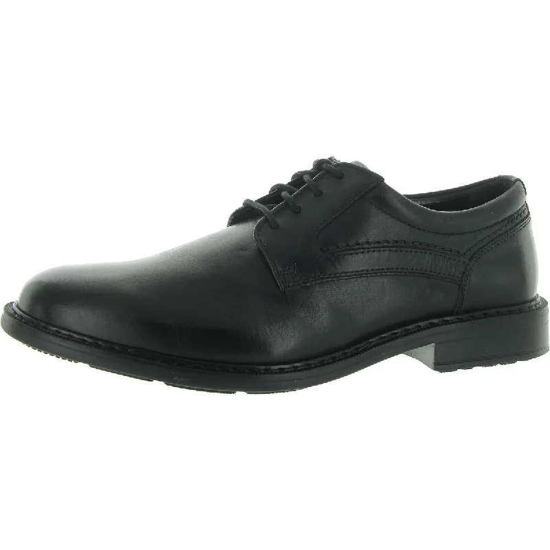 Parsons Plain Toe Mens Slip On Lace Up Oxfords