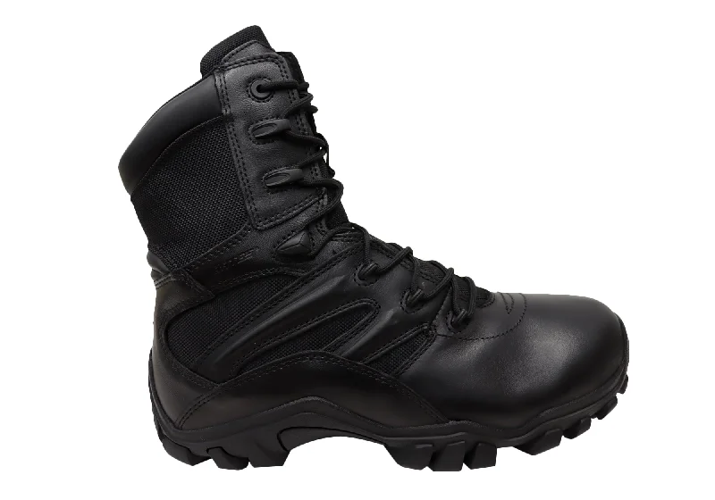 Stylish snow boots for outdoor fashion-Bates Mens Comfortable Delta 8 Side Zip Military Tactical Boots