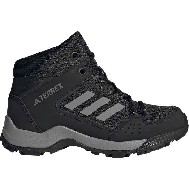 Soft boots for women-adidas Terrex HyperHiker Mid Junior Walking Boots - Black