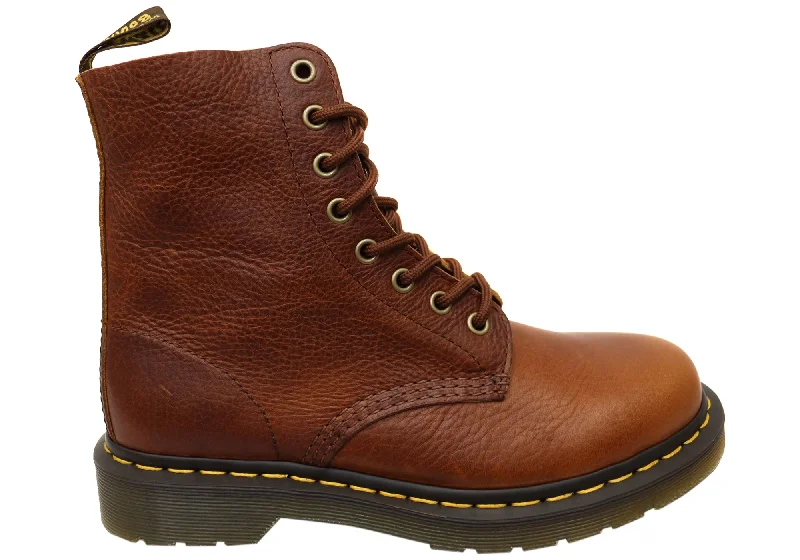 Cozy ankle boots for cold winter days-Dr Martens 1460 Pascal Ambassador Unisex Leather Lace Up Boots