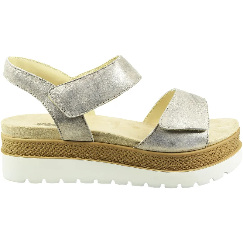 sandals for beach trips and city walksWomen's IMAC Licia Metallic