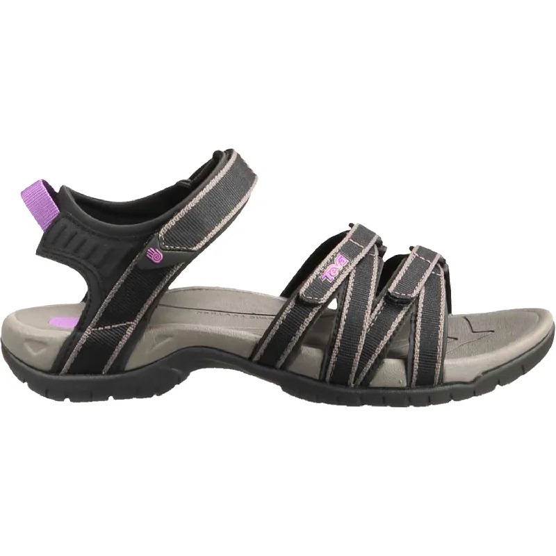 sandals for long walks by the beachWomen's Teva Tirra Black/Grey Synthetic