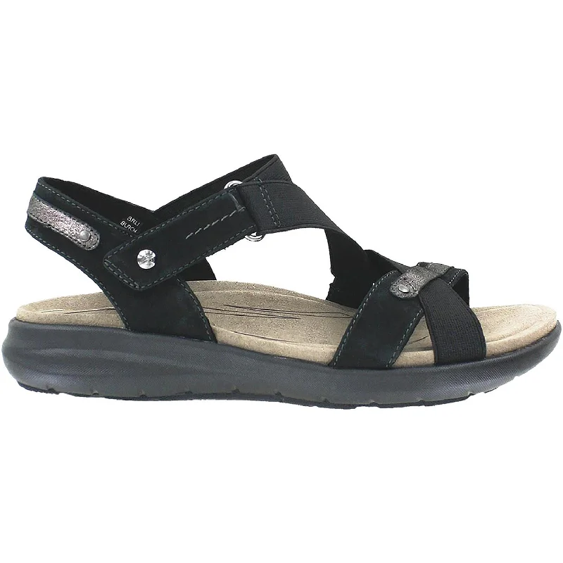 sandals with adjustable straps for easy wearWomen's Earth Bali Black Nubuck