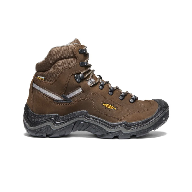 Comfortable winter boots for deep snow and rain-Men's Durand II Waterproof Boot  |  Cascade Brown/Gargoyle