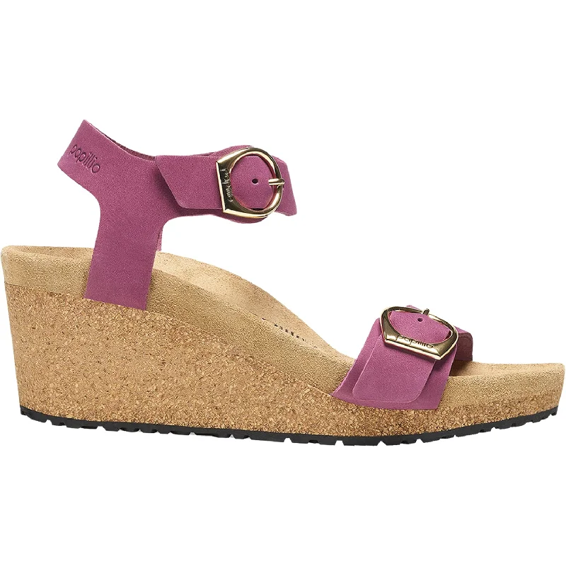 sandals for sightseeing trips in tropical climatesWomen's Birkenstock Papillio Soley Boysenberry Nubuck