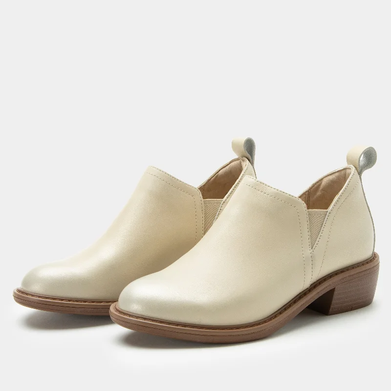 Affordable ankle boots for women-Merle Gold Cream Boot