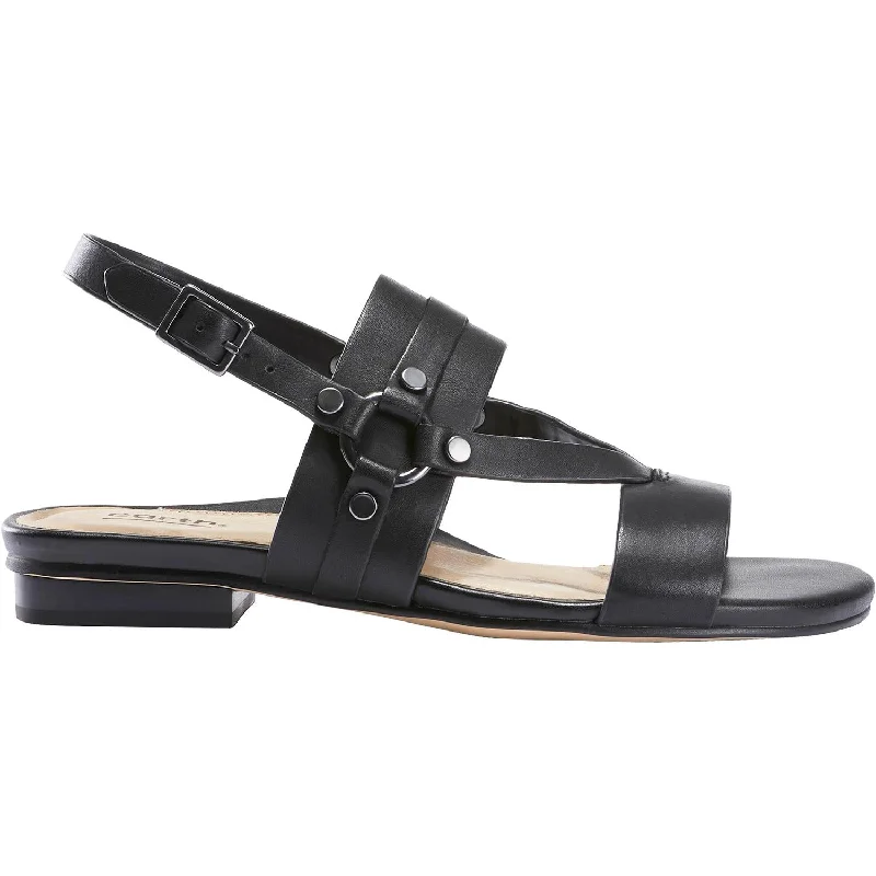 trendy sandals with vibrant colors -Women's Earth Delos Black Calf Leather