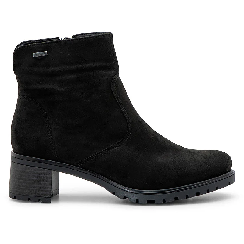 Cozy ankle boots with faux fur lining for cold weather-Roselle