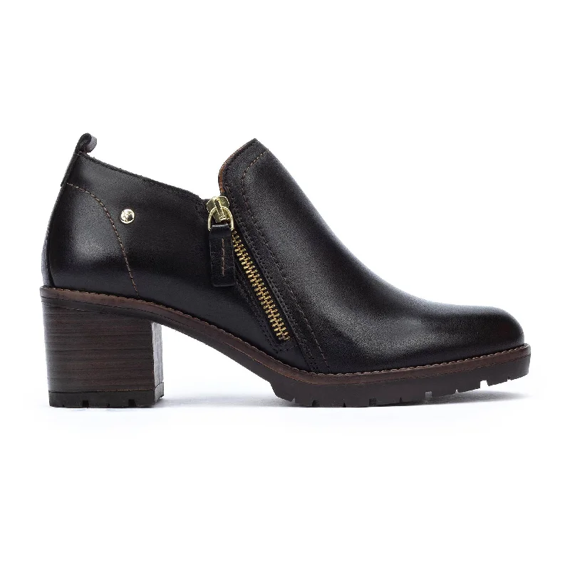 Trendy ankle boots with block heel for fall-Llanes Bootie