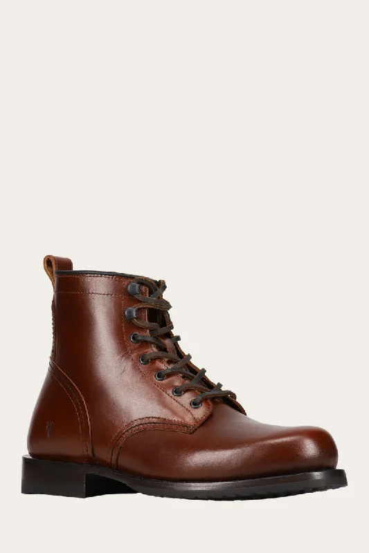 Men's boots with laces-Hudson Workboot Plain Toe