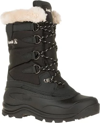 Combat ankle boots for women-Kamik Women's Shellback Boot Black