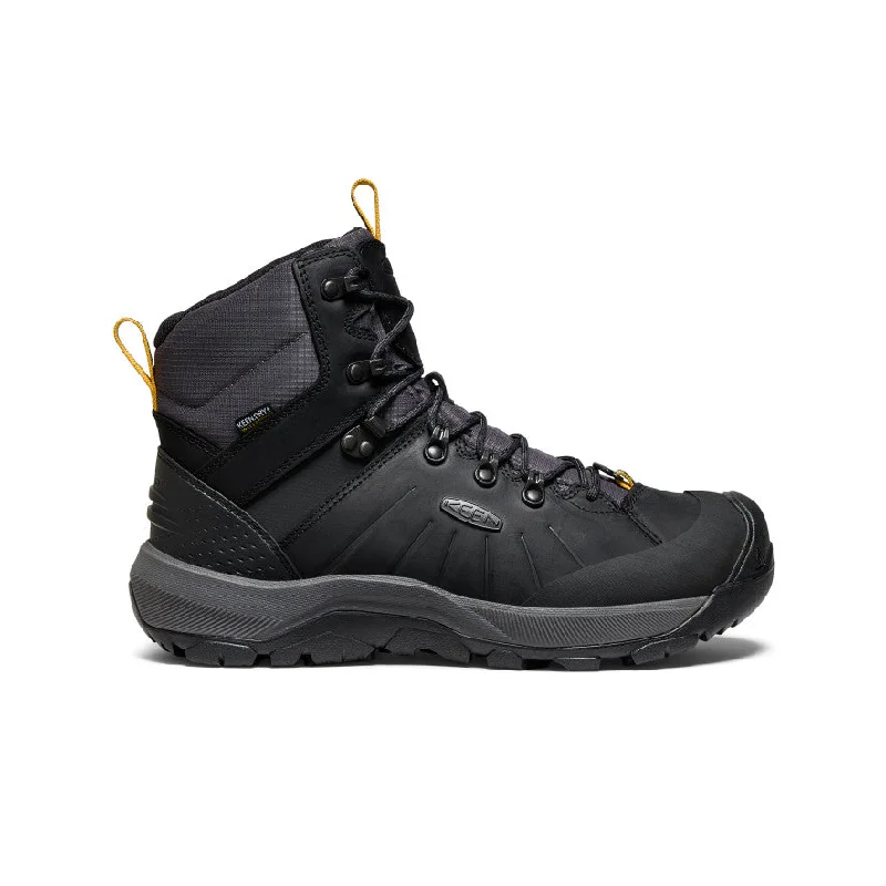 Cozy ankle boots for snow with wool lining-Men's Revel IV Polar Waterproof Boot  |  Black/Magnet