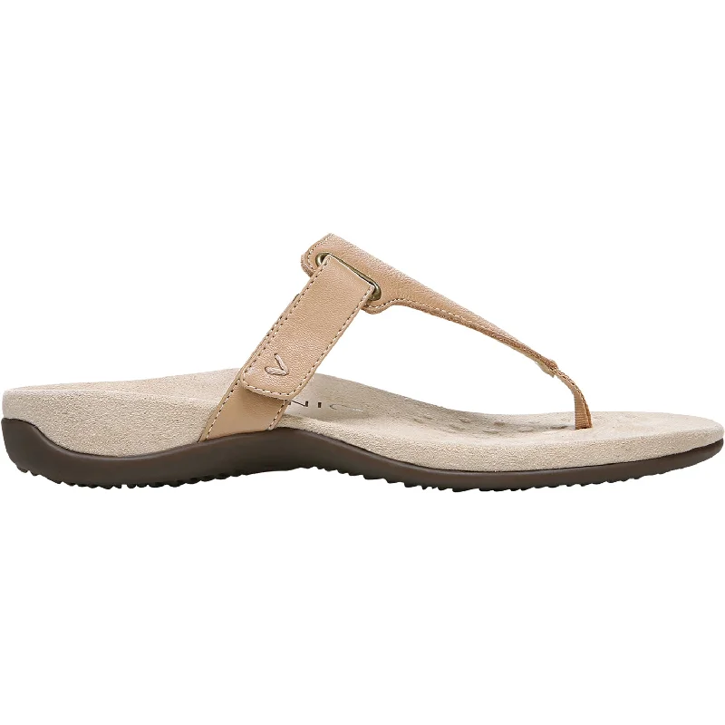 sandals for high arches -Women's Vionic Wanda Macaroon Leather