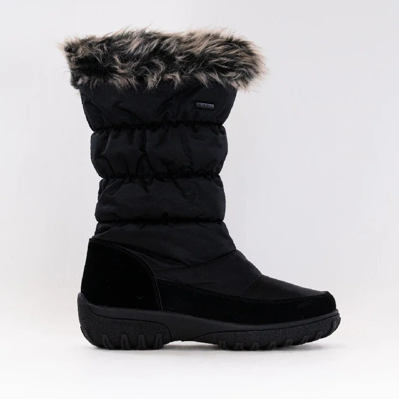 Stylish boots with faux fur for cold fall days-Flexus Vanish Waterproof Boot (Women's) - Black