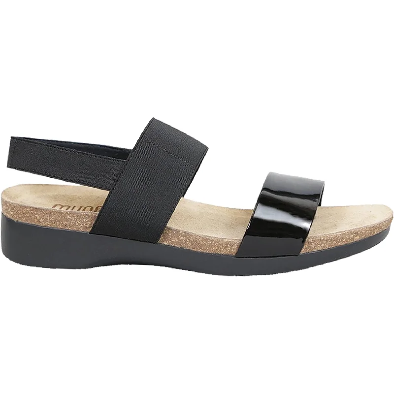 sandals for a stylish walk along the beachWomen's Munro Pisces Black Patent Leather