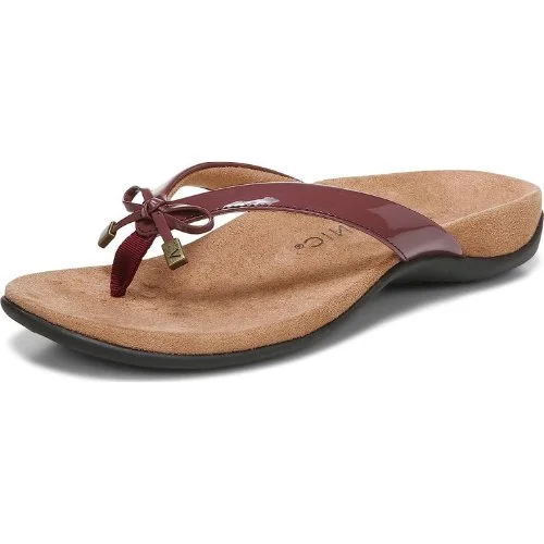 durable sandals for travel -Vionic Bella Toe Post Sandal Port