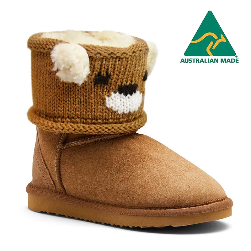 Cozy snow boots for fall with warm lining-UGG Kids Ted Boots