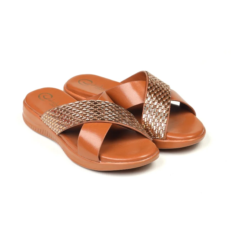 Women's Cross-Strap Slippers